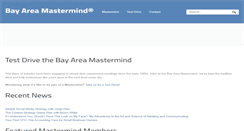 Desktop Screenshot of bayareamastermind.com